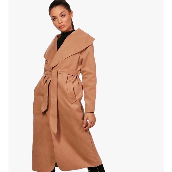 Boohoo Jackets Coats Caramel Color Duster Poshmark